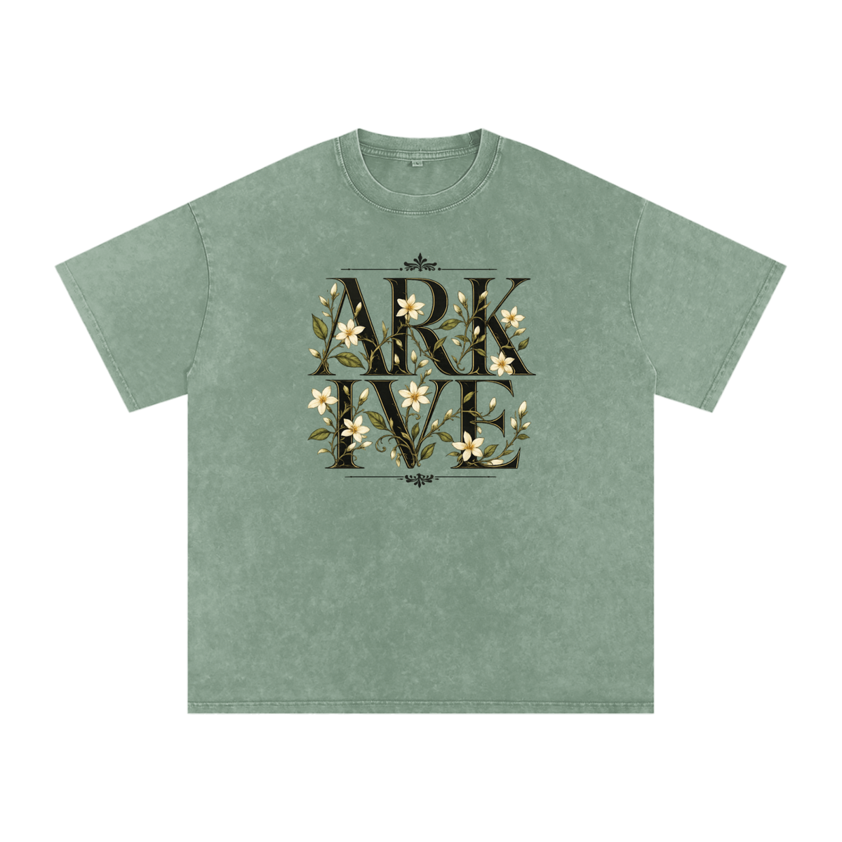 ARKIVE SAMPAGUITA — Limited Edition Snow Washed Oversized Cotton T-Shirt