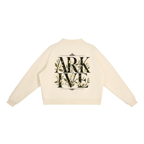 ARKIVE SAMPAGUITA - Essential Fleece Mock-Neck Crew Sweatshirt