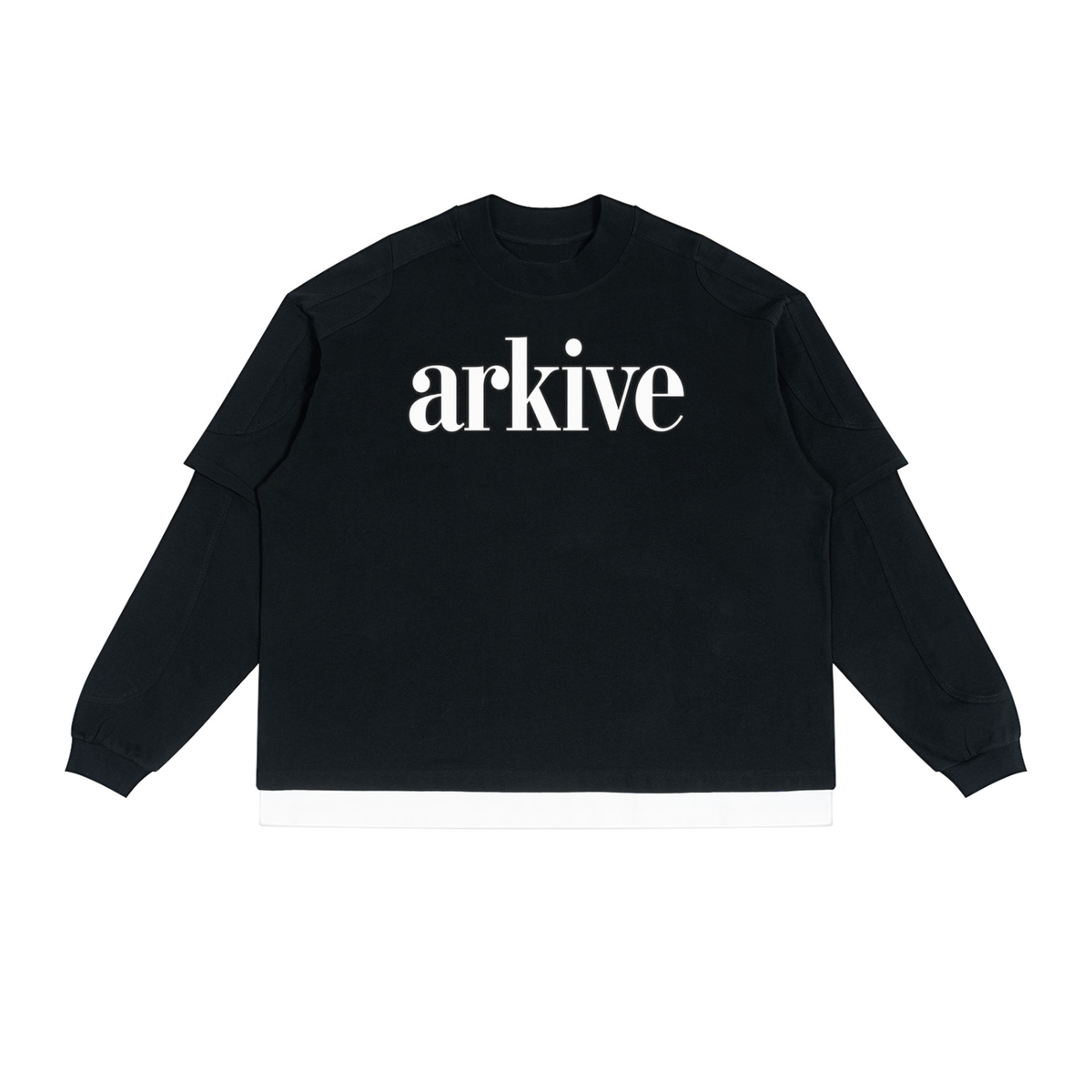 ARKIVE Unisex Paneled Layer Color Block T-Shirt