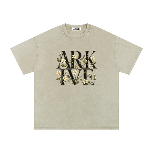 ARKIVE SAMPAGUITA — Limited Edition Snow Washed Oversized Cotton T-Shirt