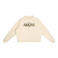 ARKIVE SAMPAGUITA - Essential Fleece Mock-Neck Crew Sweatshirt