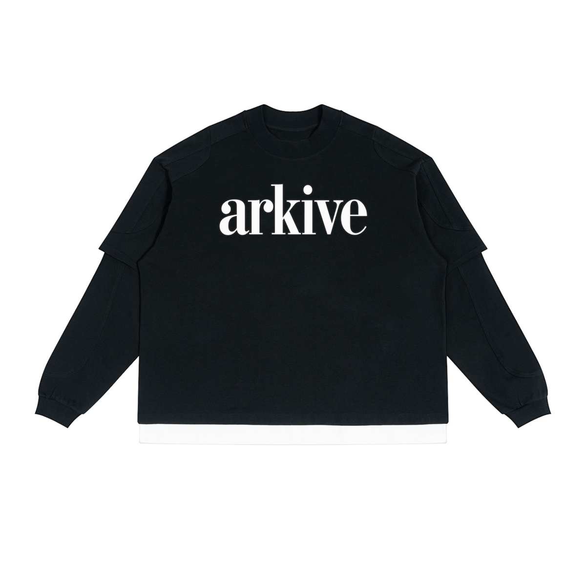 ARKIVE Unisex Paneled Layer Color Block T-Shirt