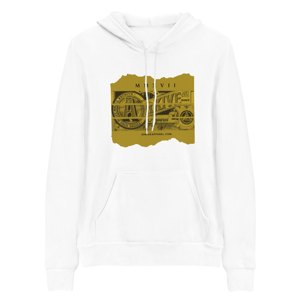 Arkive Ripped Papyrus Design hoodie